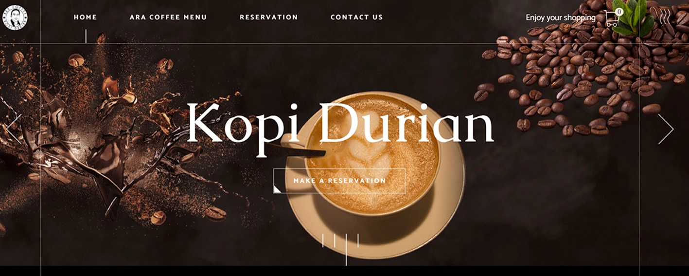 Jasa Web Design Jakarta Studi Kasus Ara Coffee, Brand Kopi Premium 1 Jasa web design Jakarta MAS-IT untuk website Ara Coffee brand kopi premium