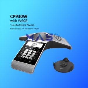 Yealink CP930W with W60B - Wireless DECT Conference Phone