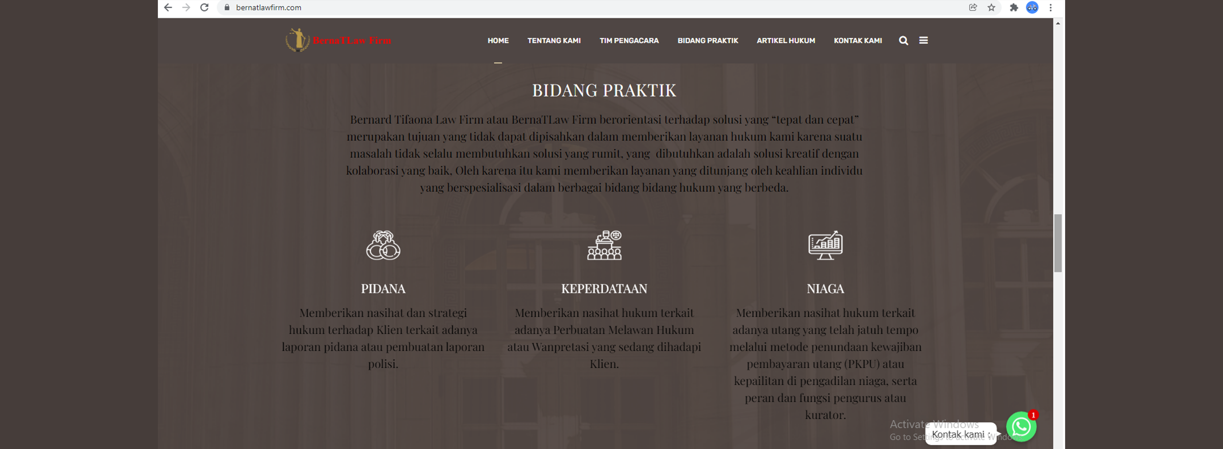 Web Hosting Design dan Optimasi SEO | BernaTLaw Firm 2 Web Hosting Design dan Optimasi SEO BernaTLaw Firm by MAS-IT