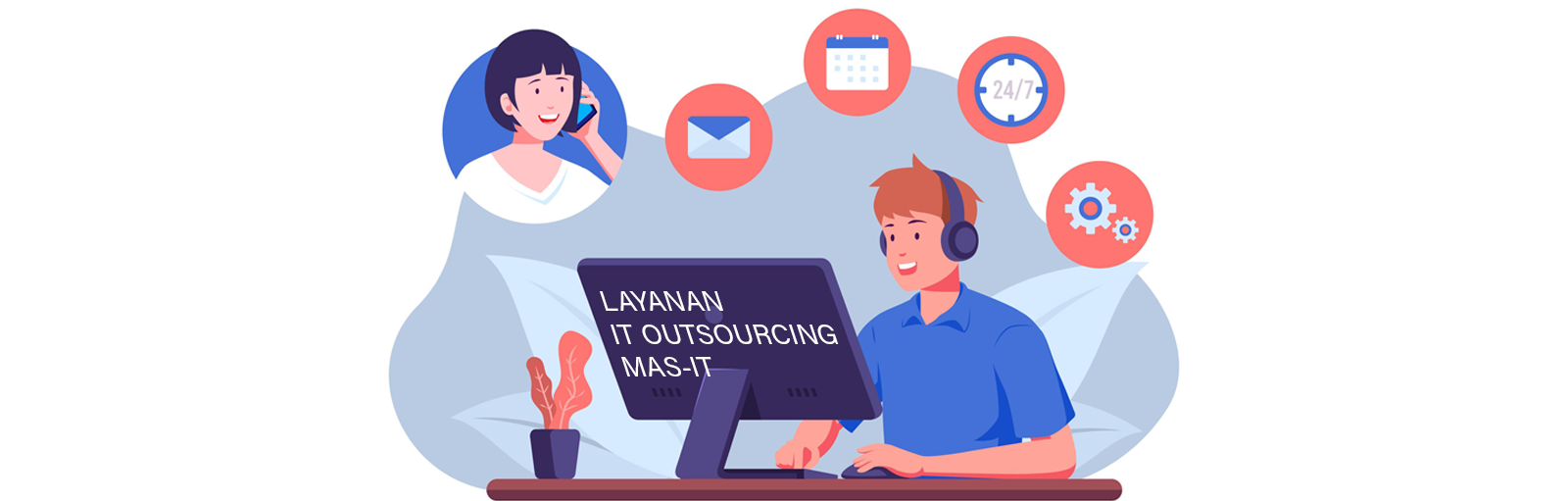 Apa Itu IT Outsourcing? 3 Layanan IT outsourcing sebagai solusi kebutuhan sistem IT persuahaan di tengah semakin berkembangnya dunia teknologi informasi saat ini.
