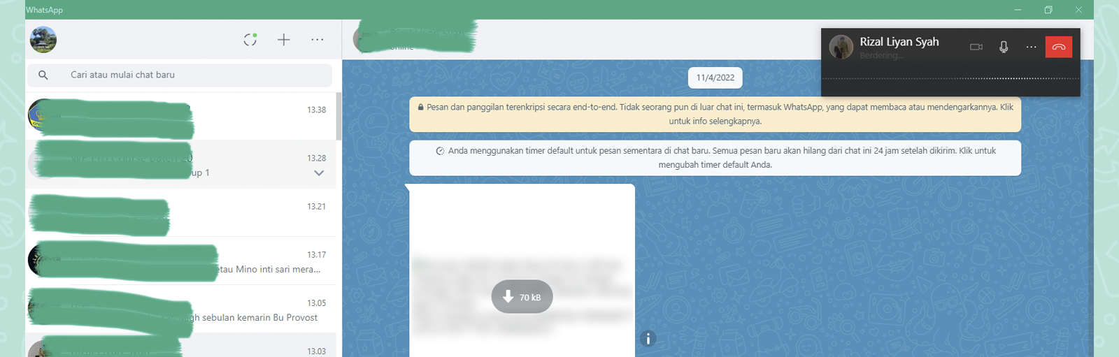Video Call dan Voice Call Whatsapp Bisa Dari Laptop