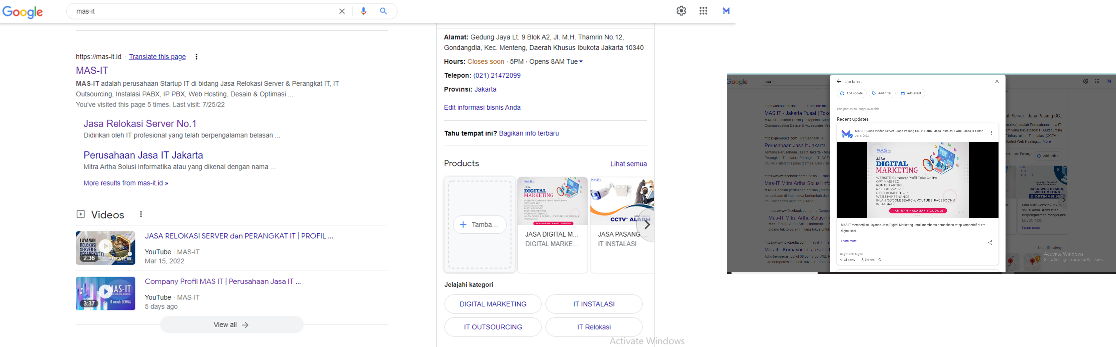 Fitur Google My Business Media Marketing Gratis.