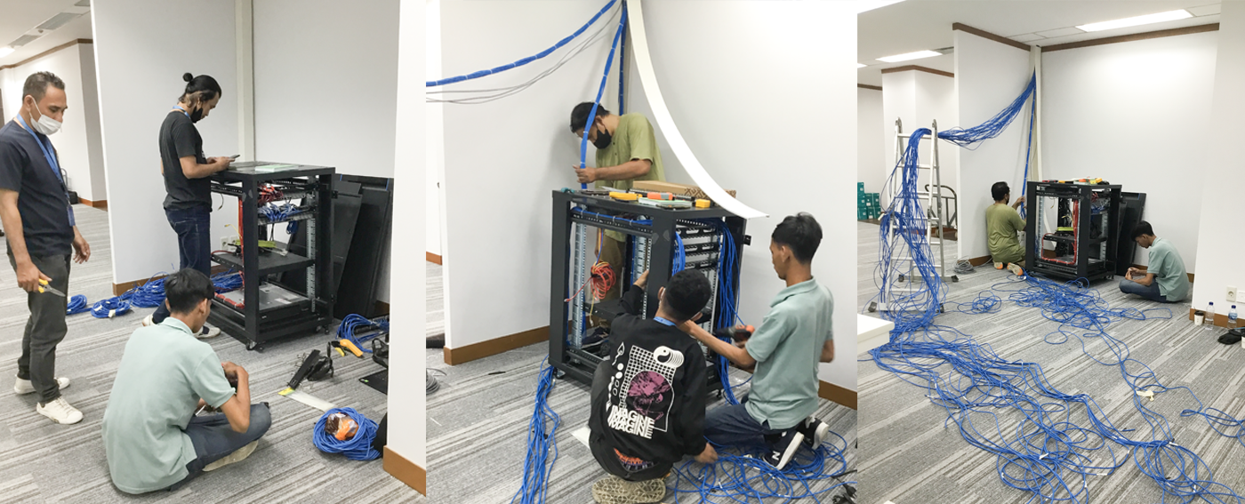 Relokasi dan Instalasi Server | PT. Iwatani Indonesia 22 Relokasi dan Instalasi Server