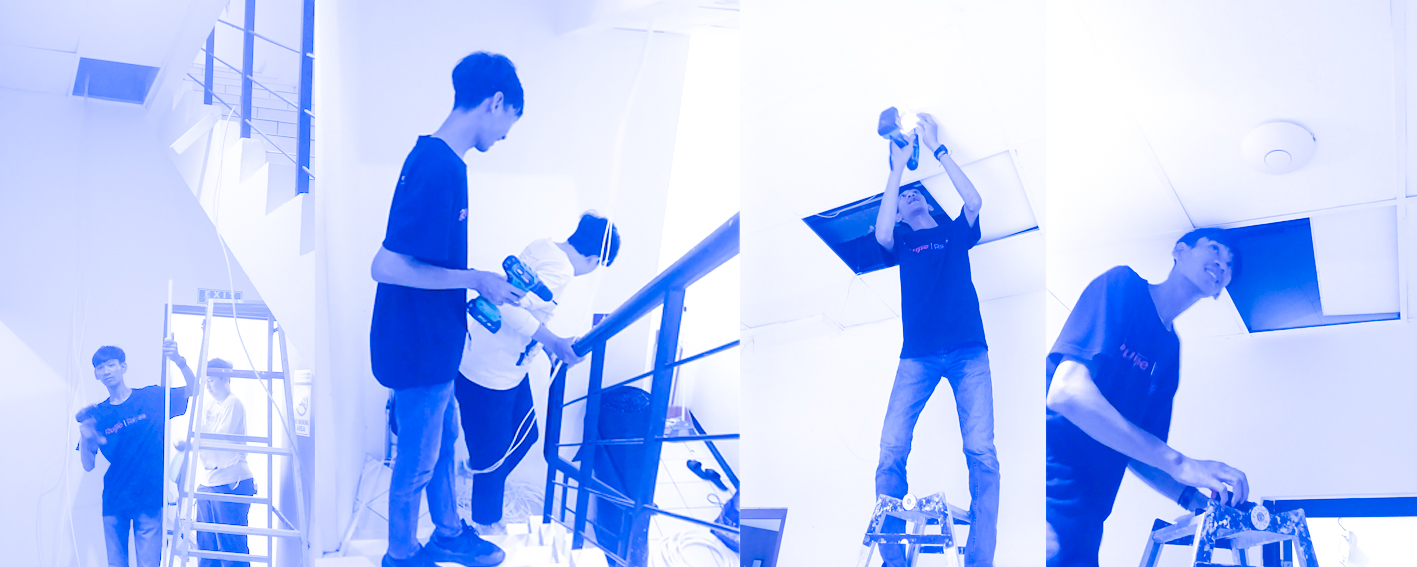 instalasi jaringan (access point, utp cat6, modem, router, poe injection wallmount rack) Instalasi Jaringan Triaska1-1