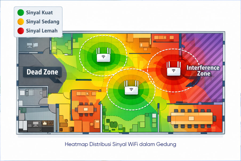 Survei Sebelum Pemasangan Access Point 2 Survei Sebelum Pemasangan Access Point