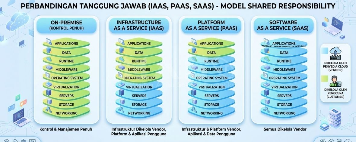 Jenis Layanan Cloud Computing IaaS PaaS SaaS